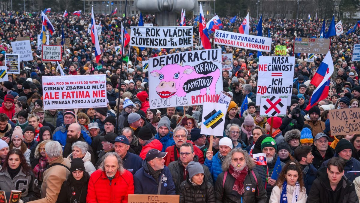 Protesty s názvom Slovensko je Európa pokračujú