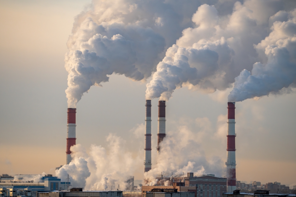 Smoke stack industrial pollution