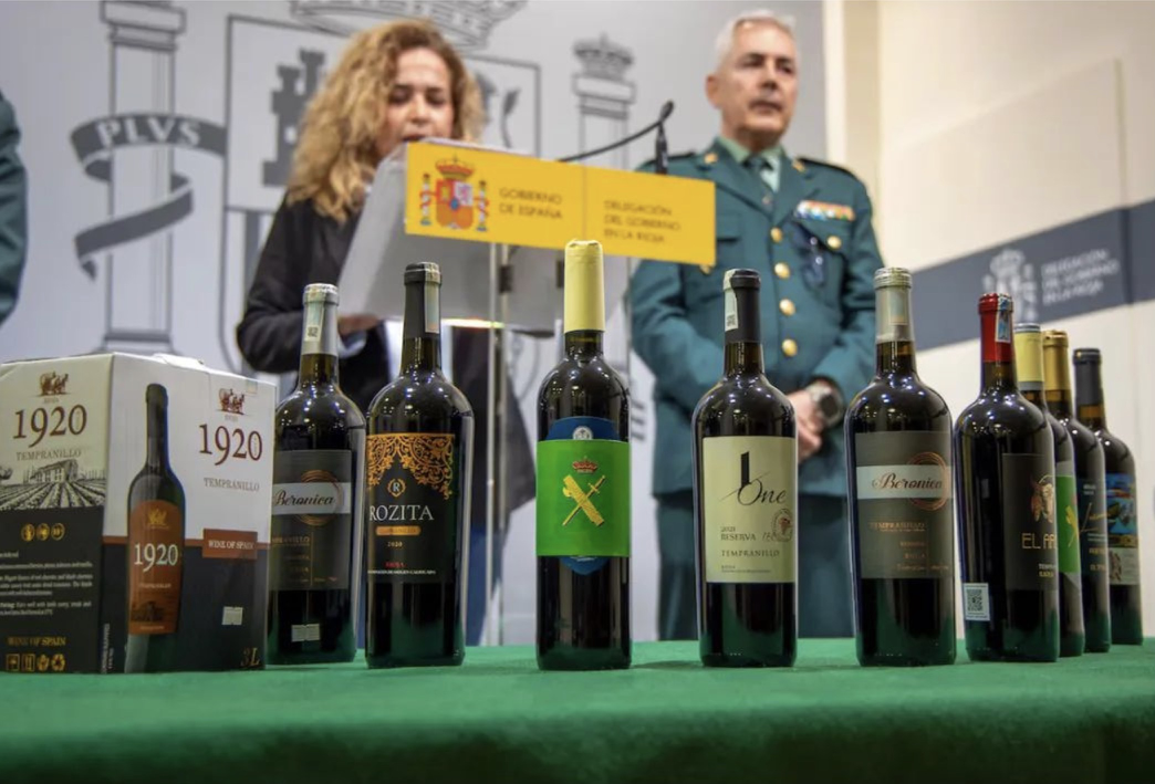 Spain Dismantles Fake Wine Network Smuggling 32,000 ‘Riojas’ to China