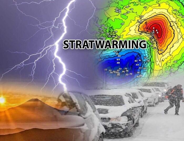 Anomalia climatica sopra al Polo Nord: stratwarming (riscaldamento stratosferico)