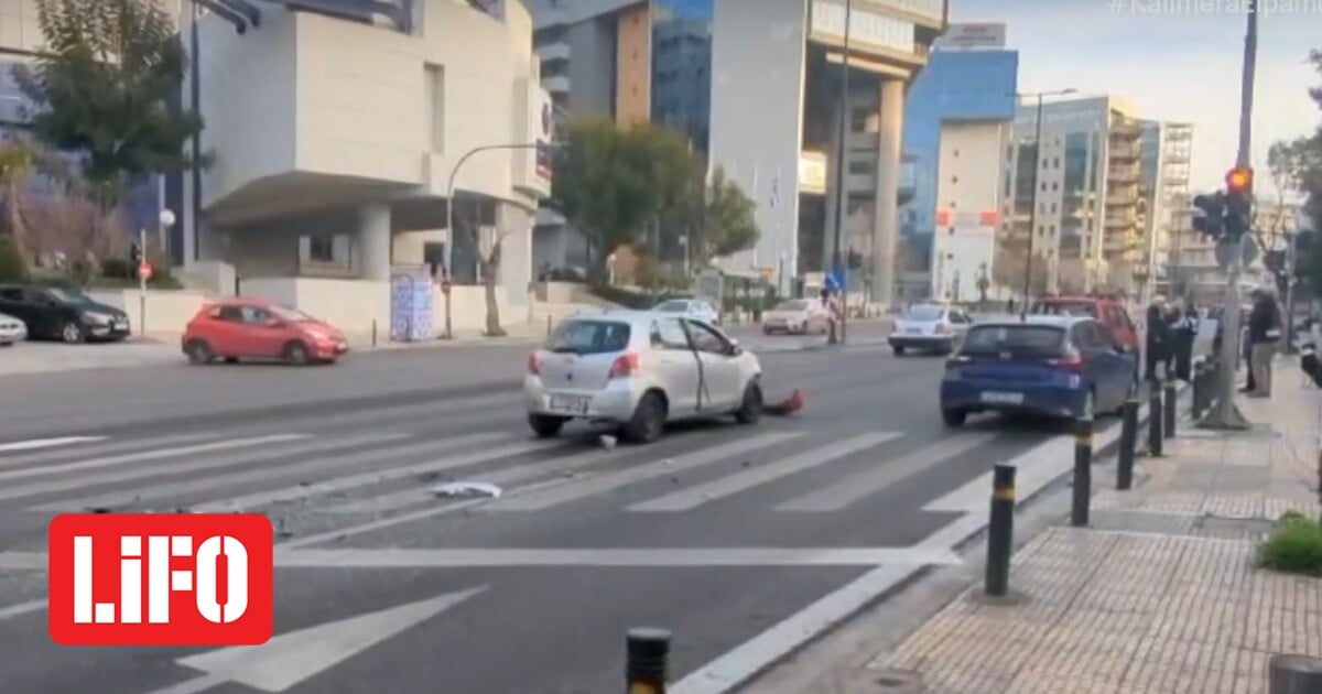 Τροχαίο στη Λ. Μεσογείων: Οδηγός προσέκρουσε σε σταματημένο ΙΧ