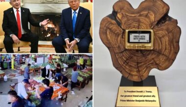 Photo shows ‘golden pager’ Netanyahu gifted Trump in reference to attack on Hezbollah terrorists