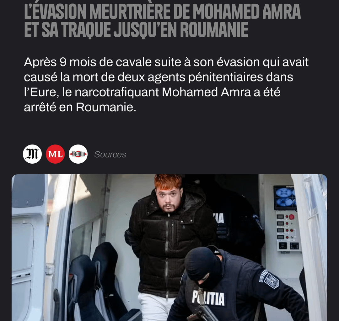 [Contexte] Arrestation du narcotrafiquant Mohamed Amra après 9 mois de cavale (Sources : Le Monde, Midi Libre, Libération)
