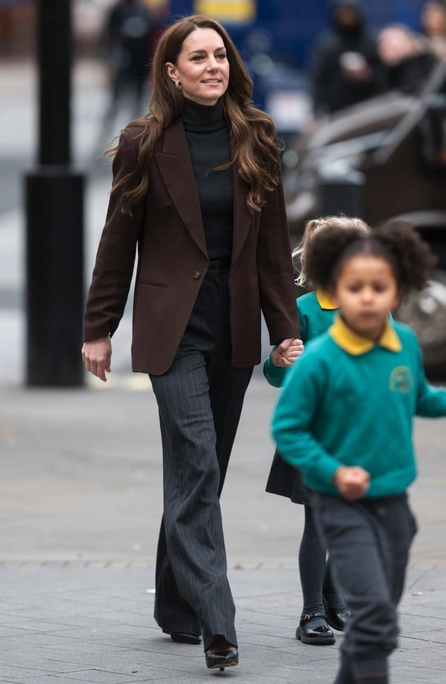 The Princess of Wales visited the National Portrait Gallery today