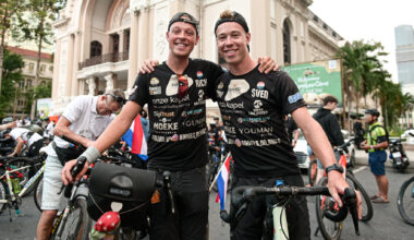 Two Dutch cyclists complete 20,000km journey from the Netherlands to HCM City