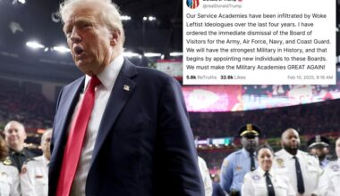 Trump mass-fires military academies' 'boards of visitors' in purge of 'woke leftist ideologues'
