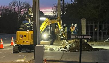 31st Street closed for gas line repair for part of Saturday afternoon, Feb. 1