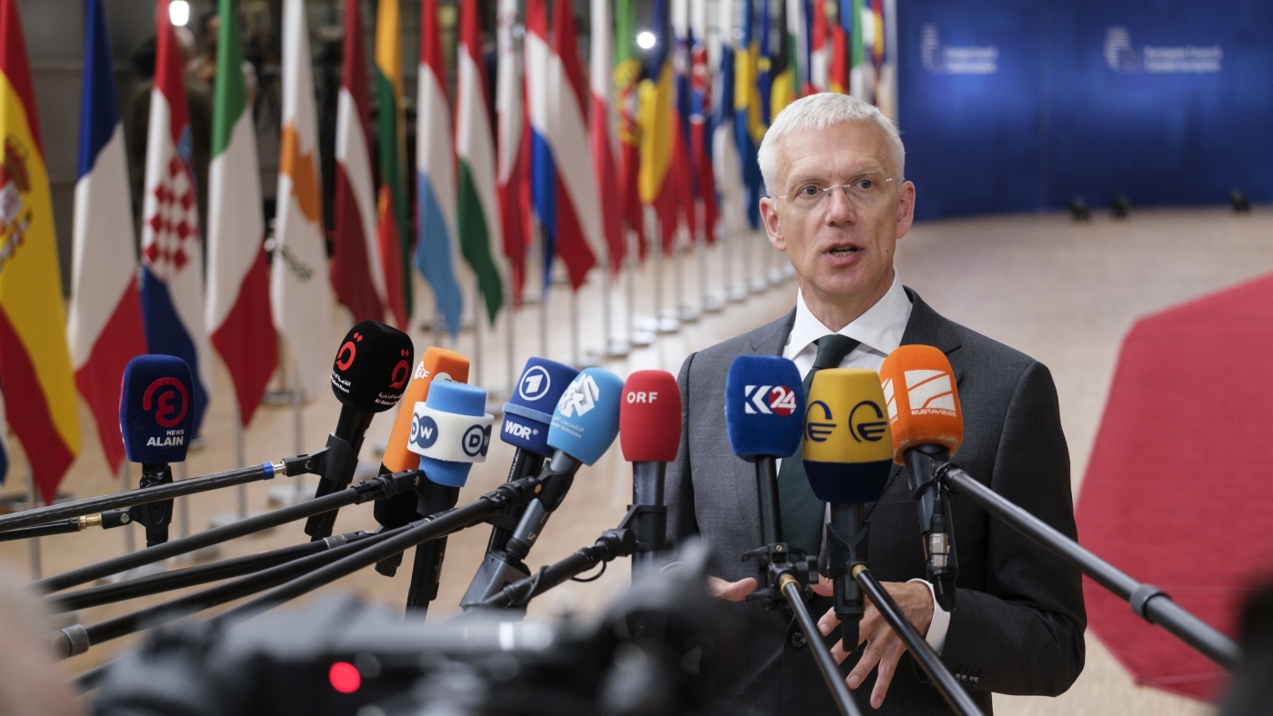 Former Latvia prime minister on America's U-turn on Ukraine : NPR