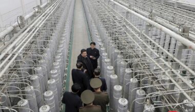 North Korean leader Kim inspects nuclear facility as Pyongyang pressures Trump administration