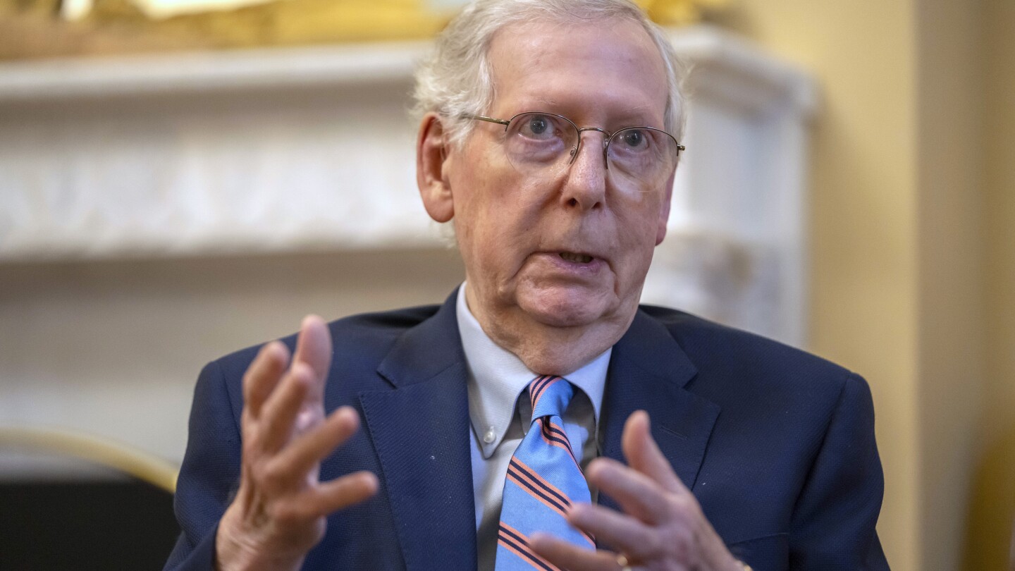 Sen. Mitch McConnell won't seek reelection in Kentucky in 2026