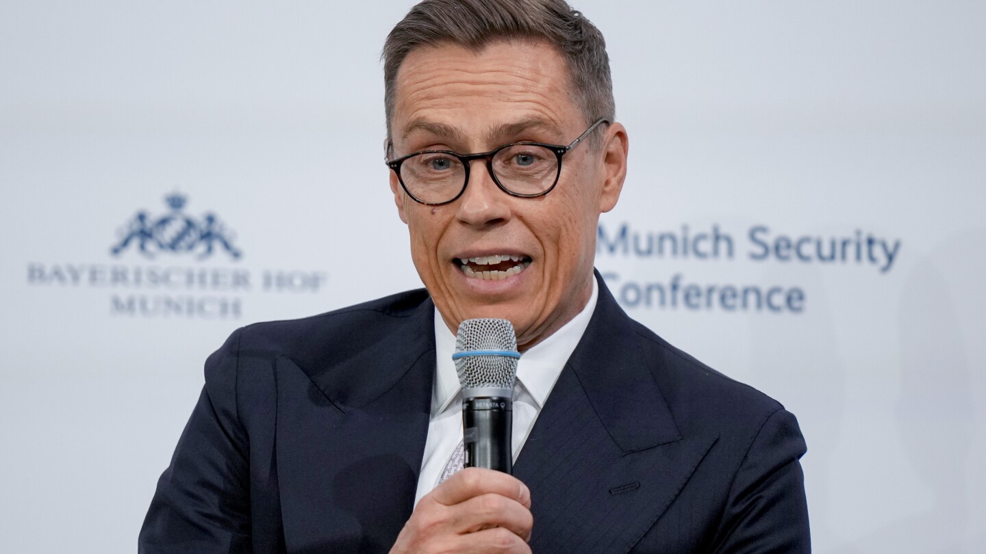 Finland president urges Europe to firm up Ukraine's hand for talks to end war