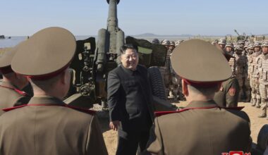North Korea's Kim slams US-South Korea-Japan partnership and vows to boost his nuclear program