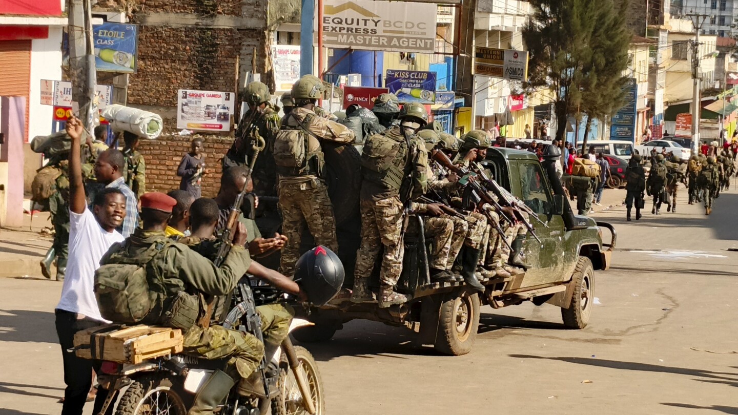 Rwanda-backed rebels reach the center of east Congo’s Bukavu
