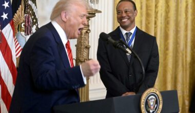 Tiger Woods joins another White House meeting as PGA Tour moves closer to Saudi deal