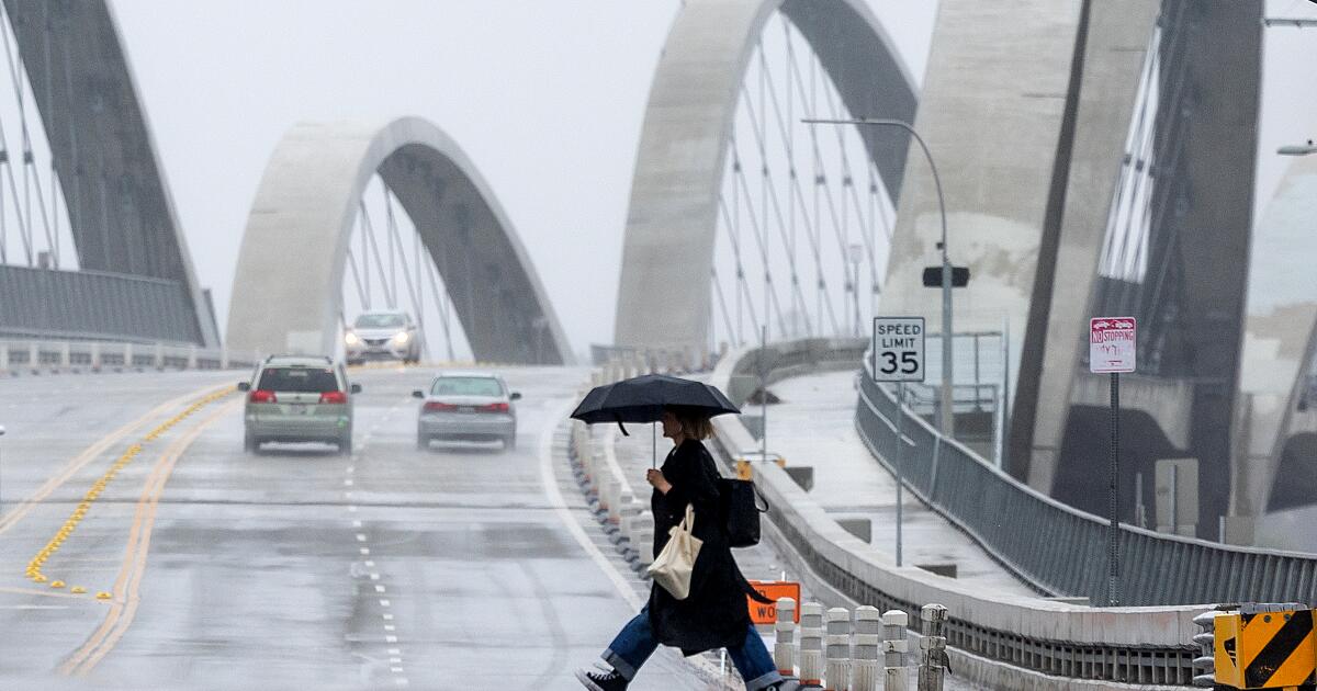 Record-breaking rain lashes California, with more on the way