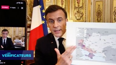 Emmanuel Macron en direct depuis l'Élysée le 20 février, sur la situation en Ukraine 