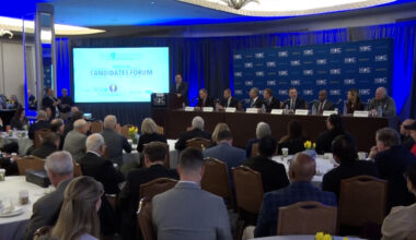 Candidates for NJ governor talk business, economy on 'Walk to Washington' | Video