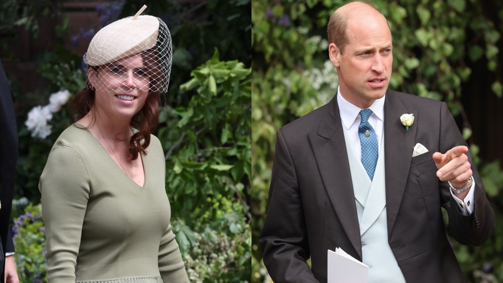 princess eugenie, prince william, Hugh Grosvenor, Duke of Westminster and Olivia Grosvenor, Duchess of Westminster, wedding dress, guests