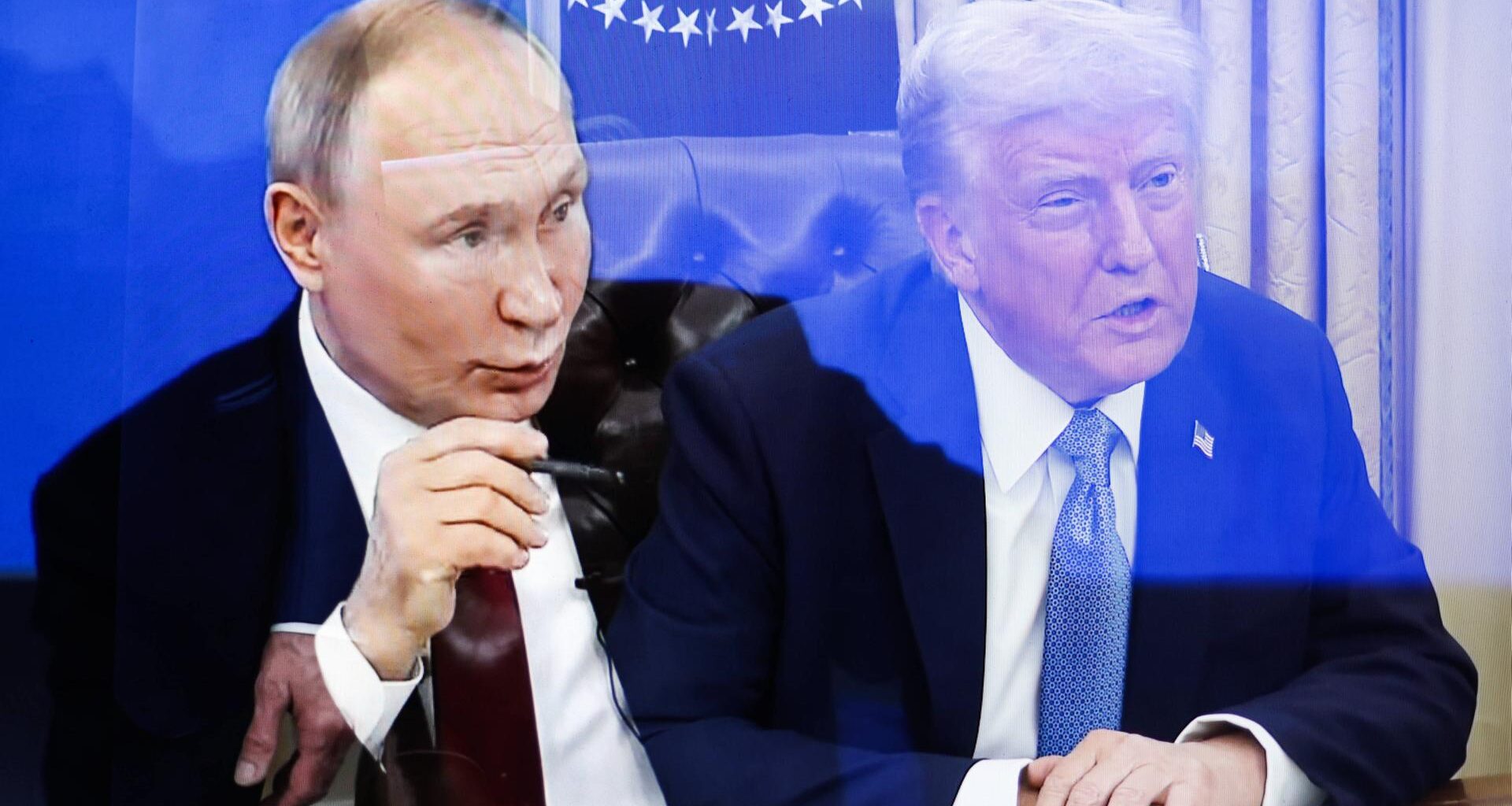 Der russische Präsident Wladimir Putin (l.) und US-Präsident Donald Trump in einer Fotomontage