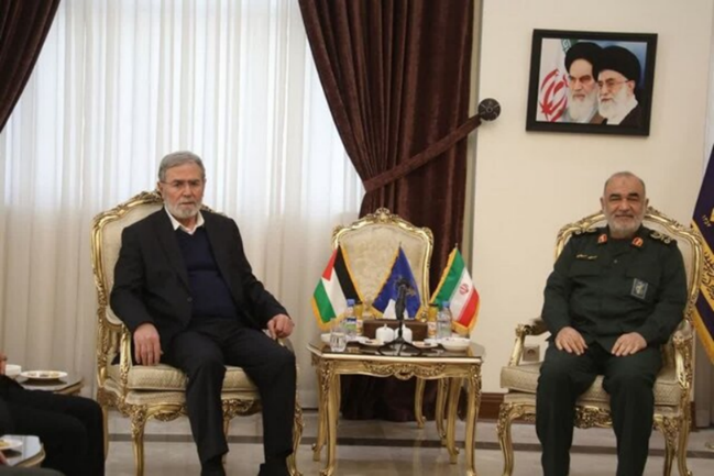 Salami meets with al-Nakhalah (ISNA, February 20, 2025)