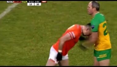 Michael Murphy returns for Donegal and Aidan Forker of Armagh immediately Head-Butts him