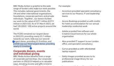The 3rd largest funder of the BBC’s charitable arm is USAID. 

It gives nearly £2 million per year to train reporters - in 35 countries - how to serve Washington.