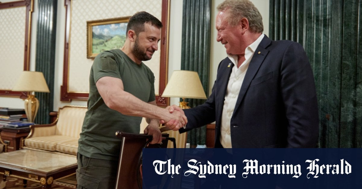 ‘Make Russia pay:' Australian billionaire calls on European governments to step up on Ukraine, announces $5m donation