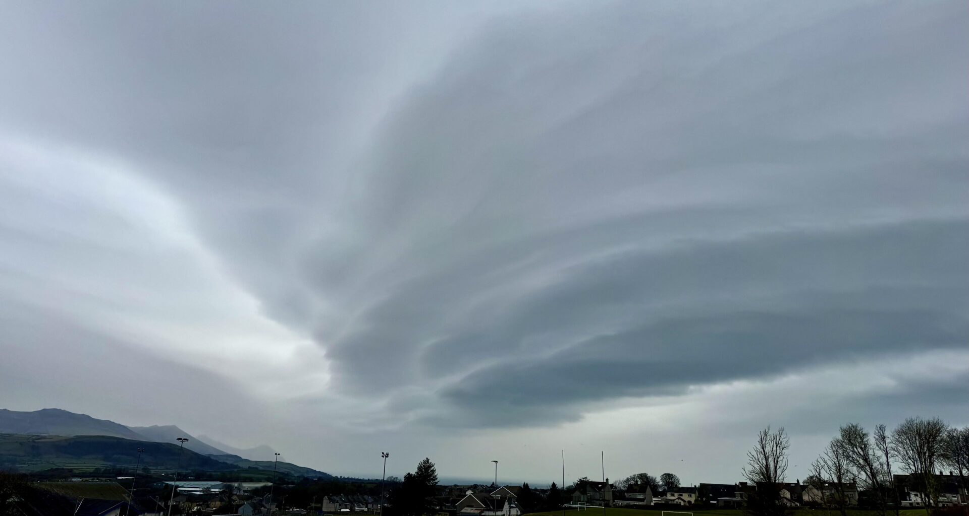 Weather over Caernarfon Bay