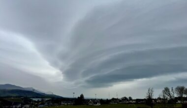 Weather over Caernarfon Bay