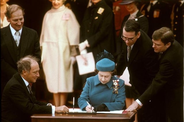 Throwback: Royals in Canada!  To celebrate the 50th anniversary of the Canadian flag