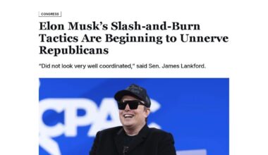 Elon Musk’s Slash-and-Burn Tactics Are Beginning to Unnerve Republicans