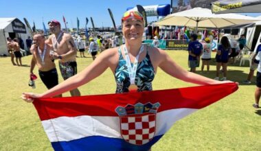 Croatian star Dina Levačić conquers Australia’s Rottnest Channel