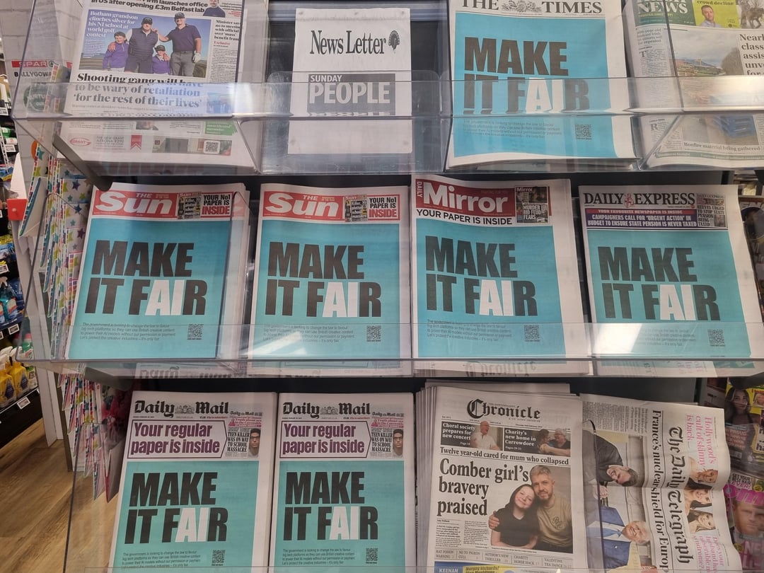 This mornings front pages