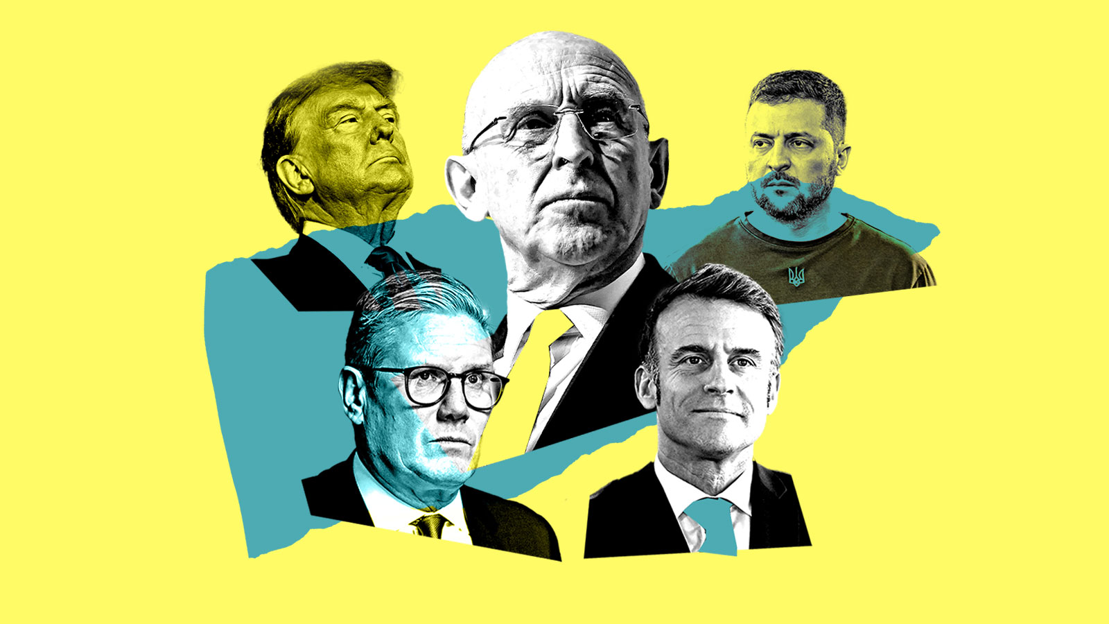 Collage of world leaders.