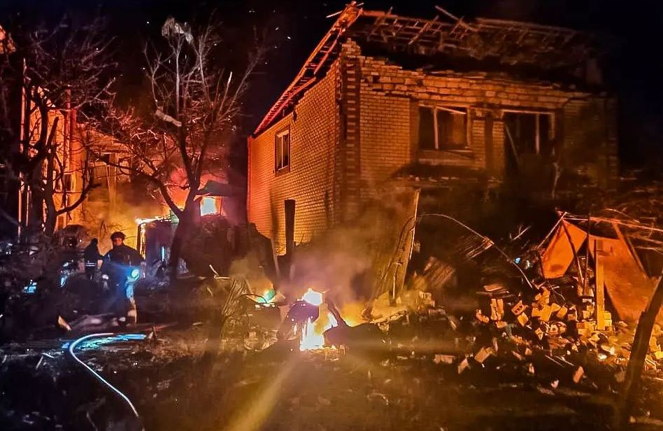 Residential buildings were shelled in Kherson overnight, Ukraine’s emergency service said