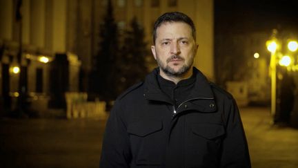 Le président ukrainien, Volodymyr Zelensky, le 4 mars 2025. (HANDOUT / UKRAINIAN PRESIDENTIAL PRESS SER / AFP)