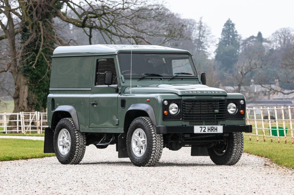King Charles's Land Rover Defender 90.