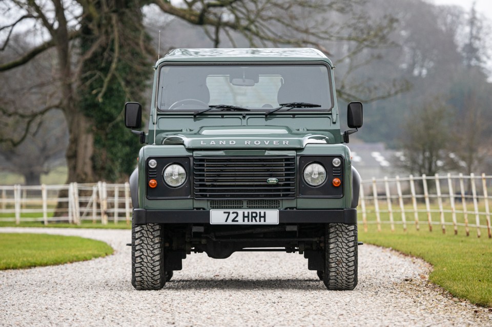 King Charles's Land Rover Defender 90.