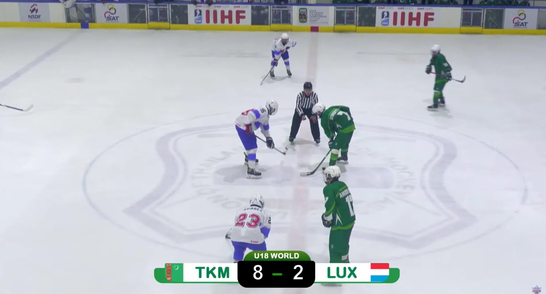 Turkmenistan U18 hockey players crushed the Luxembourg team at the start of the 2025 World Junior Championship in Thailand