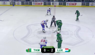 Turkmenistan U18 hockey players crushed the Luxembourg team at the start of the 2025 World Junior Championship in Thailand