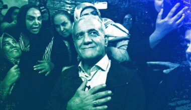 Iran's President Masoud Pezeshkian just outside Tehran, July 2024