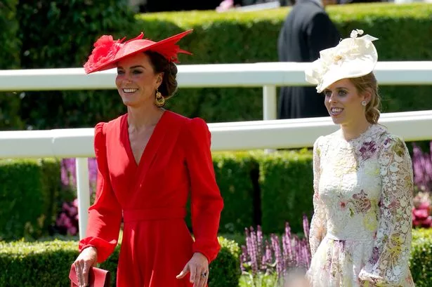 The Princess of Wales and Princess Beatrice