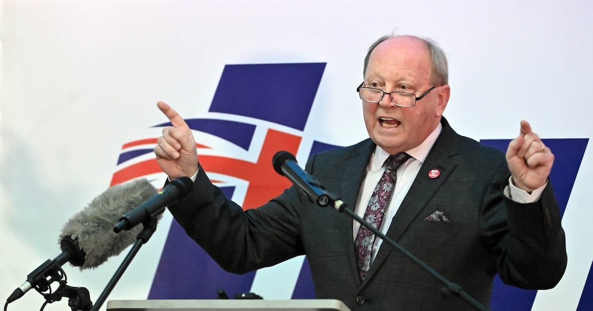 TUV leader Jim Allister urges action on ‘up the Ra’ chants