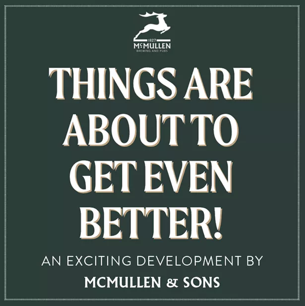 The sign McMullen and Sons will use to cover the Prince Andrew poster