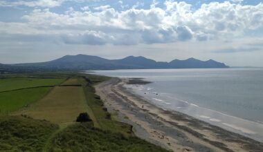 View from Dinas Dinlle, August '24