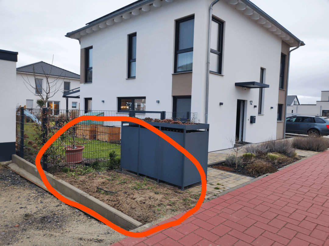 Was in der Ecke anpflanzen?