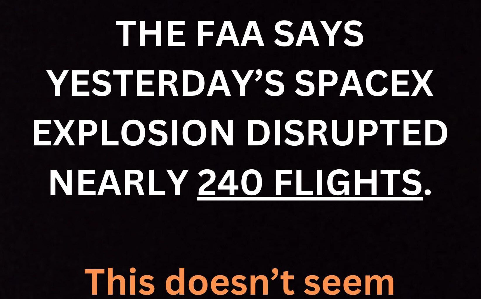 SpaceXiCa is using our taxpayers’ money to fund explosions.