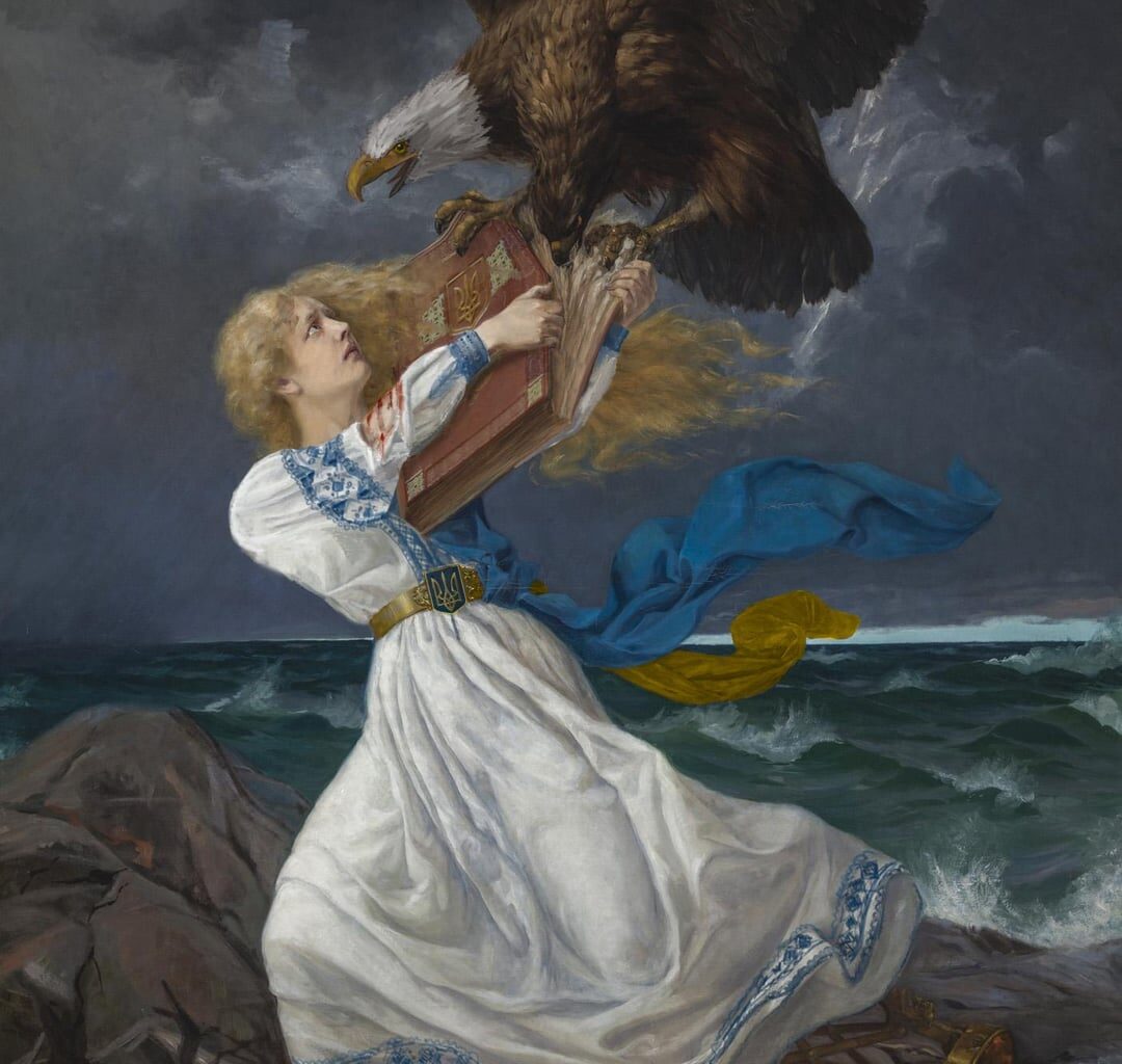 I edited a Finnish painting from 1899 to reflect current politics