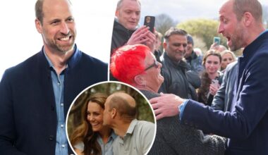 Prince William makes self-deprecating joke about going bald