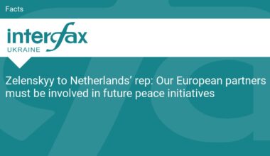 Our European partners must be involved in future peace initiatives
